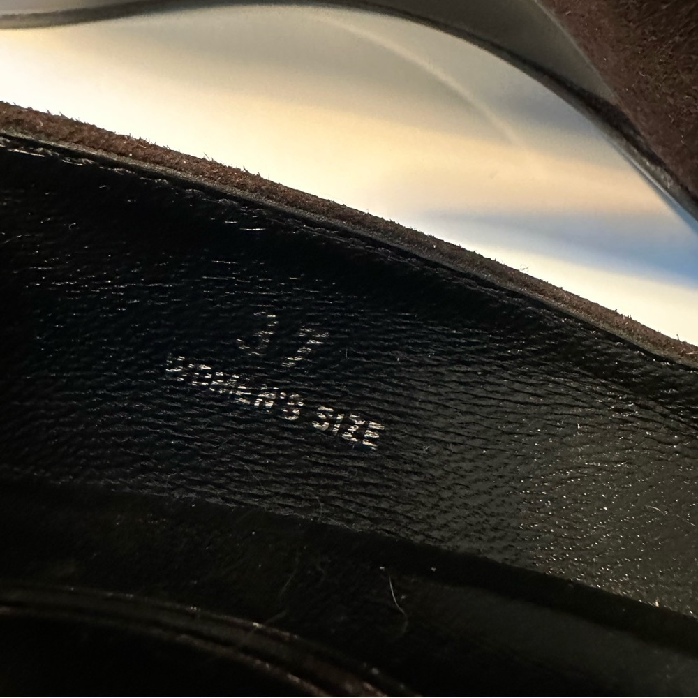 Tod’s Brown Suede Demi-Wedge Pumps US 7 - Picture 7 of 12